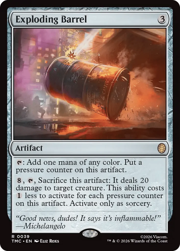 Exploding Barrel · Teenage Mutant Ninja Turtles Eternal