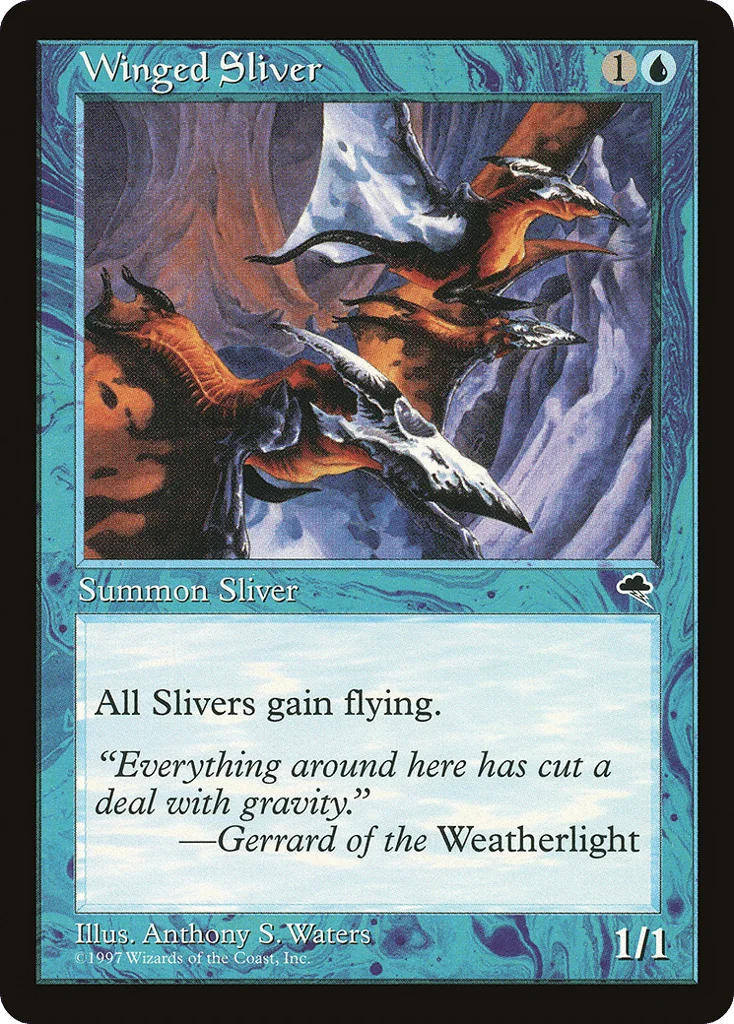 Winged Sliver · Tempest