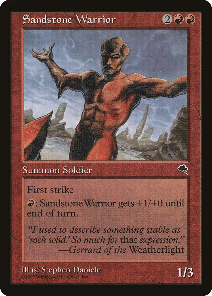Sandstone Warrior · Tempest