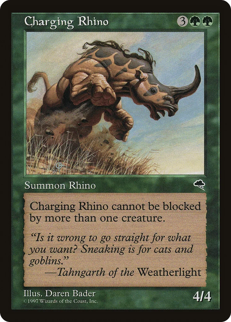 Charging Rhino · Tempest