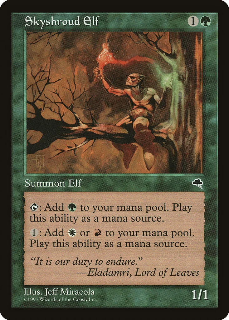 Skyshroud Elf · Tempest