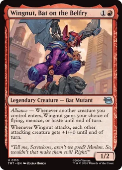 Wingnut, Bat on the Belfry