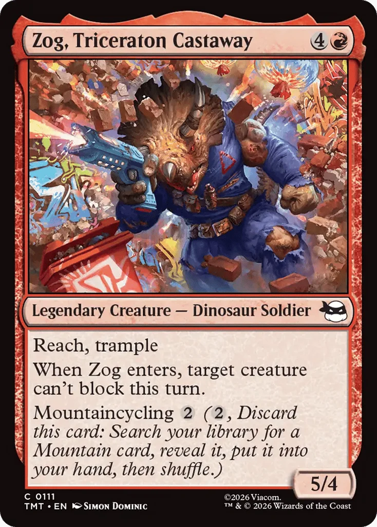 Zog, Triceraton Castaway · Teenage Mutant Ninja Turtles