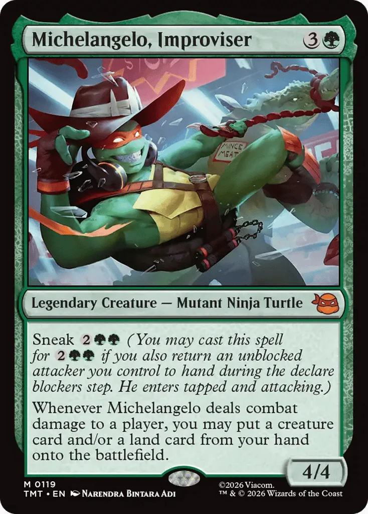Michelangelo, Improviser · Teenage Mutant Ninja Turtles