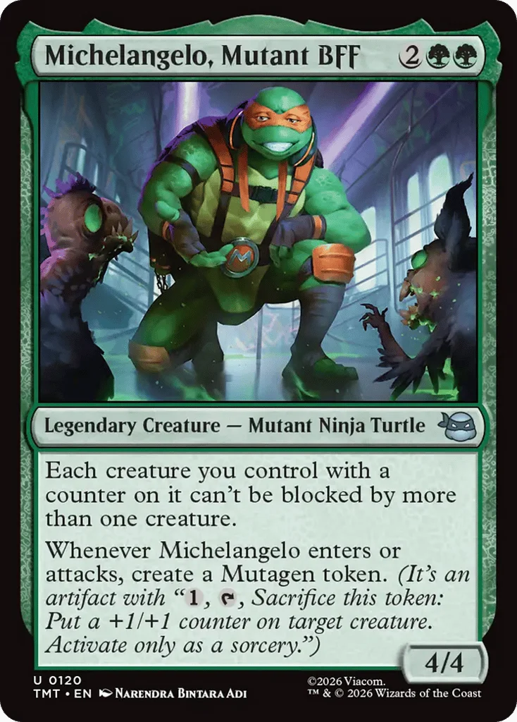 Michelangelo, Mutant BFF · Teenage Mutant Ninja Turtles