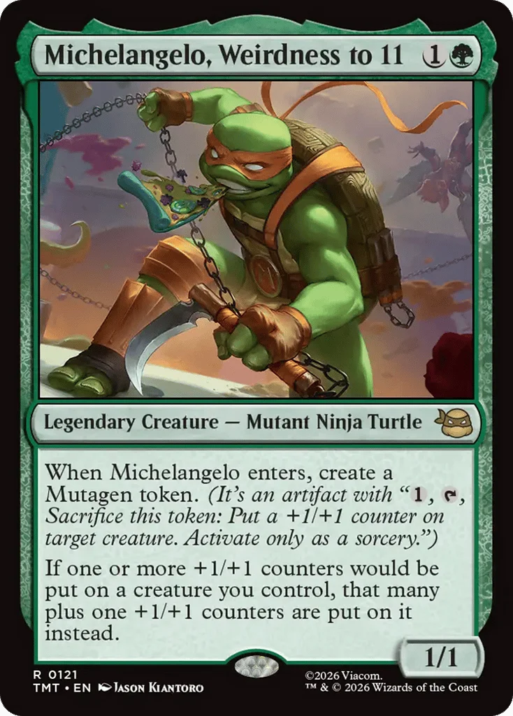 Michelangelo, Weirdness to 11 · Teenage Mutant Ninja Turtles