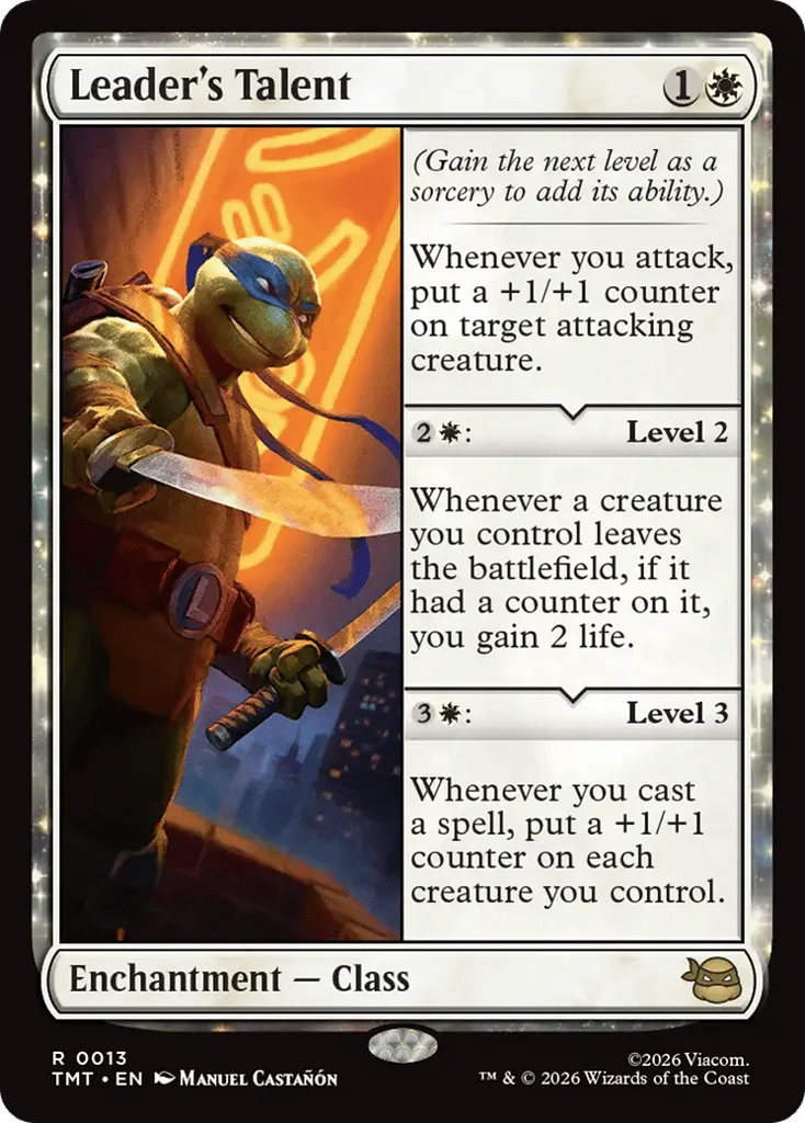 Leader's Talent · Teenage Mutant Ninja Turtles