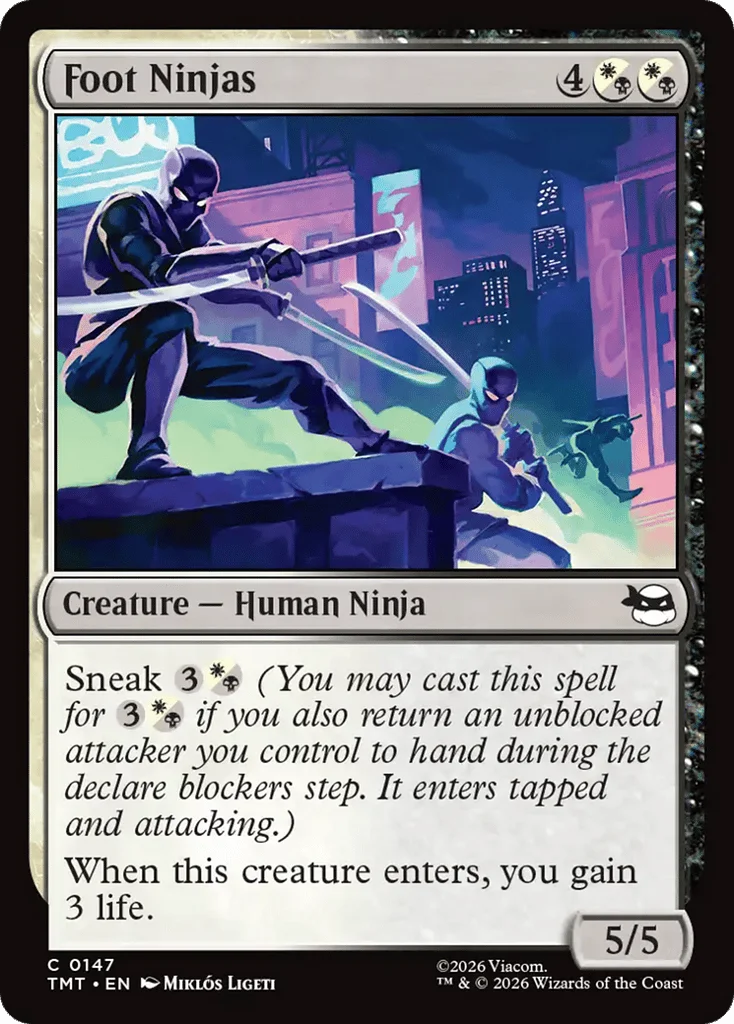 Foot Ninjas · Teenage Mutant Ninja Turtles
