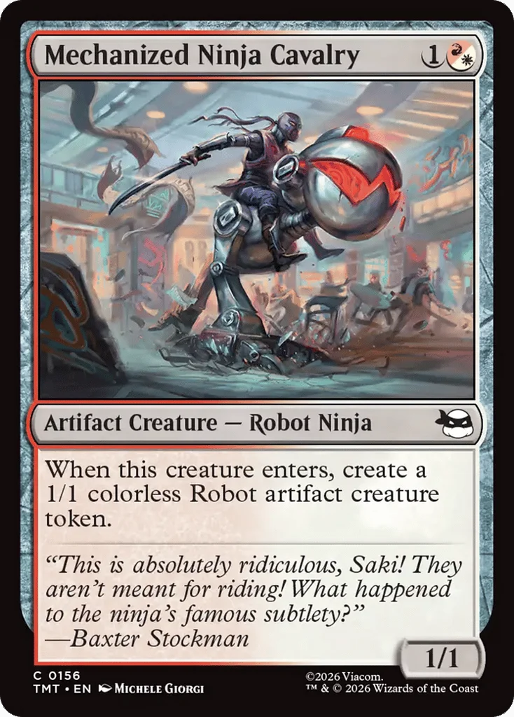 Mechanized Ninja Cavalry · Teenage Mutant Ninja Turtles
