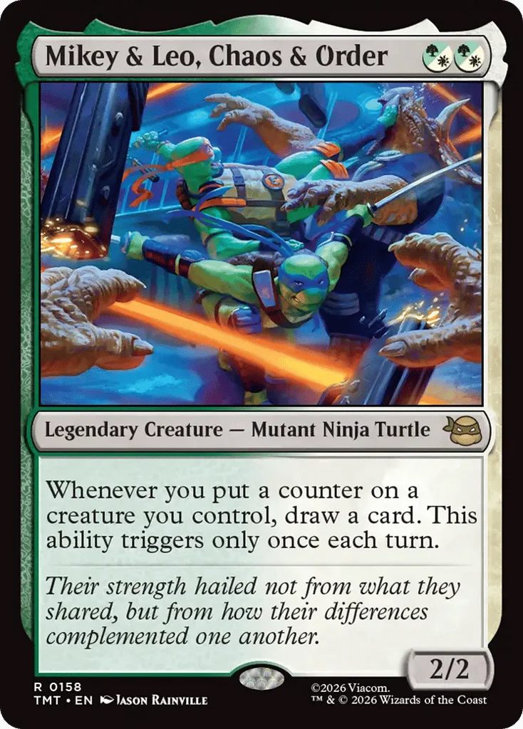 Mikey & Leo, Chaos & Order · Teenage Mutant Ninja Turtles