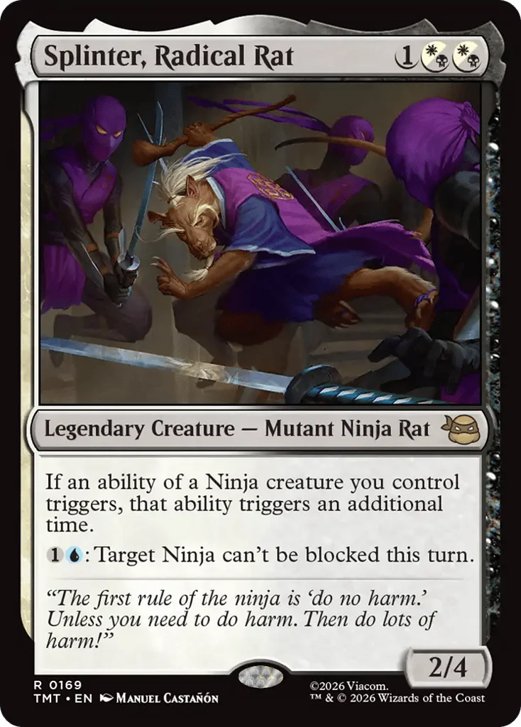 Splinter, Radical Rat · Teenage Mutant Ninja Turtles