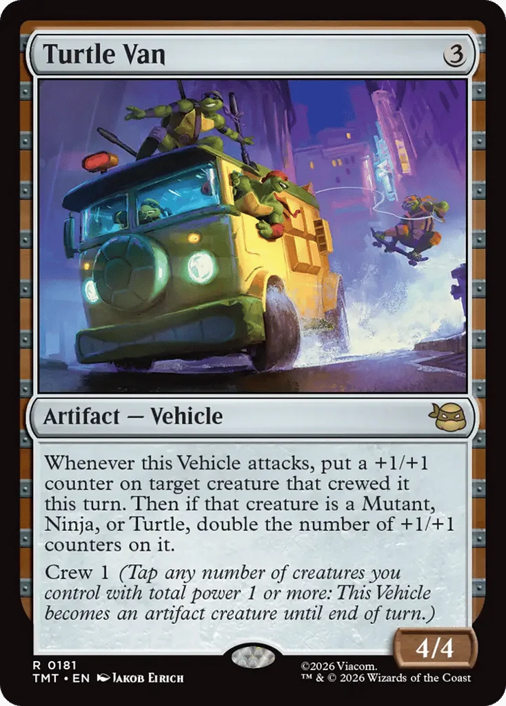 Turtle Van · Teenage Mutant Ninja Turtles