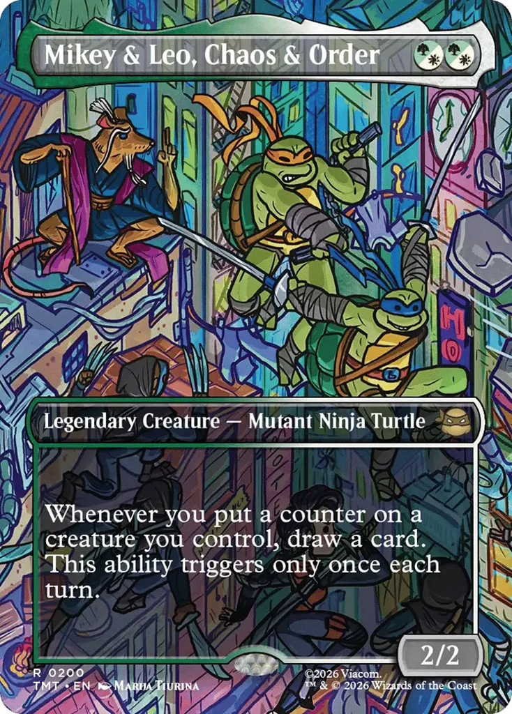 Mikey & Leo, Chaos & Order · Teenage Mutant Ninja Turtles