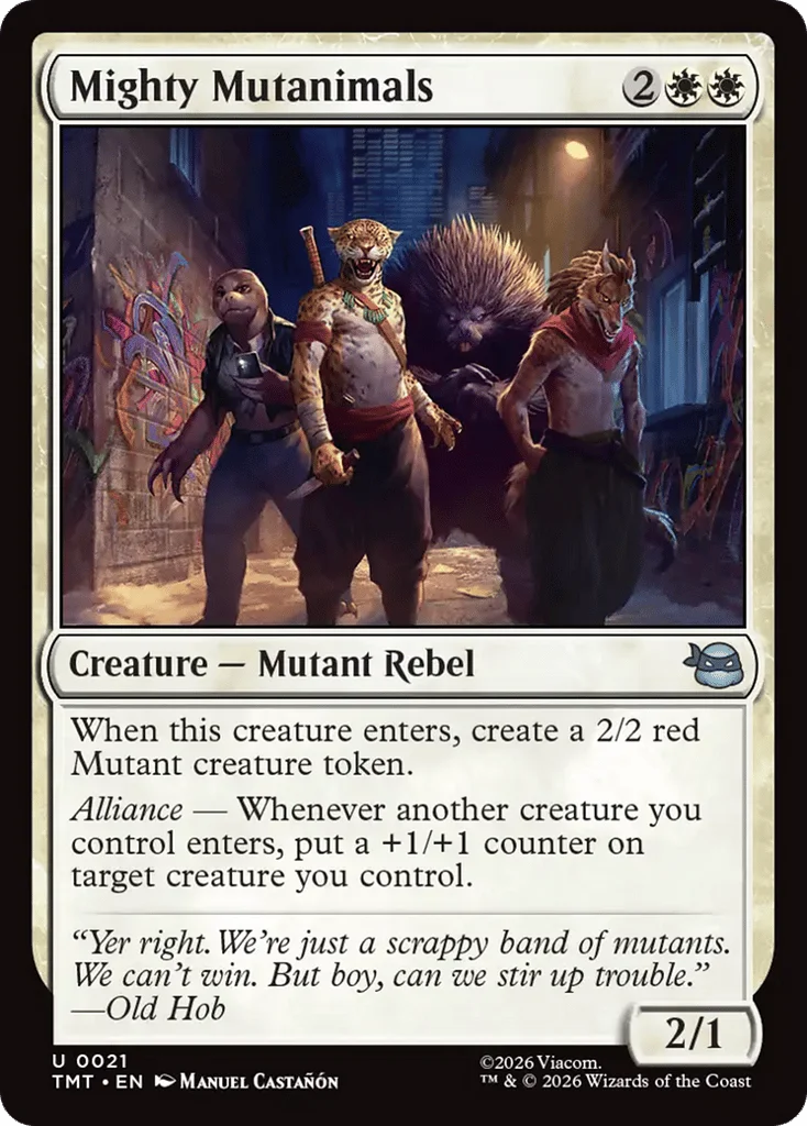 Mighty Mutanimals · Teenage Mutant Ninja Turtles