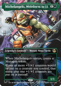 Michelangelo, Weirdness to 11
