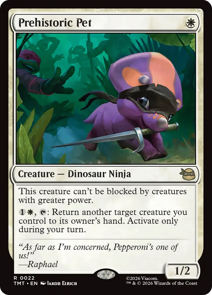 Prehistoric Pet · Teenage Mutant Ninja Turtles