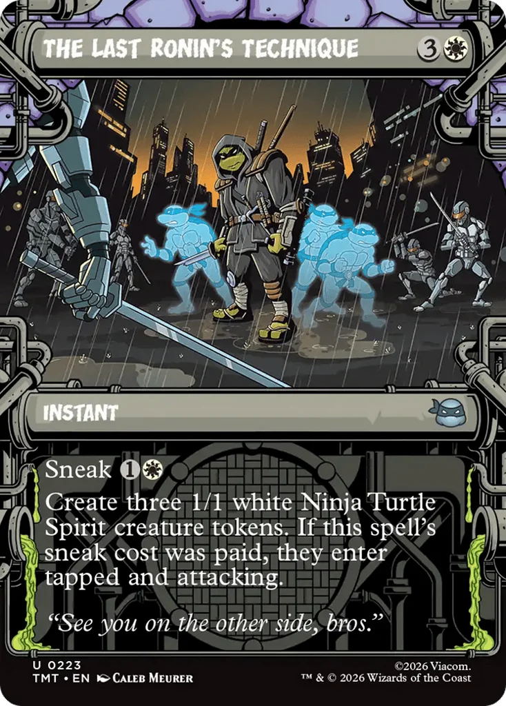 The Last Ronin's Technique · Teenage Mutant Ninja Turtles