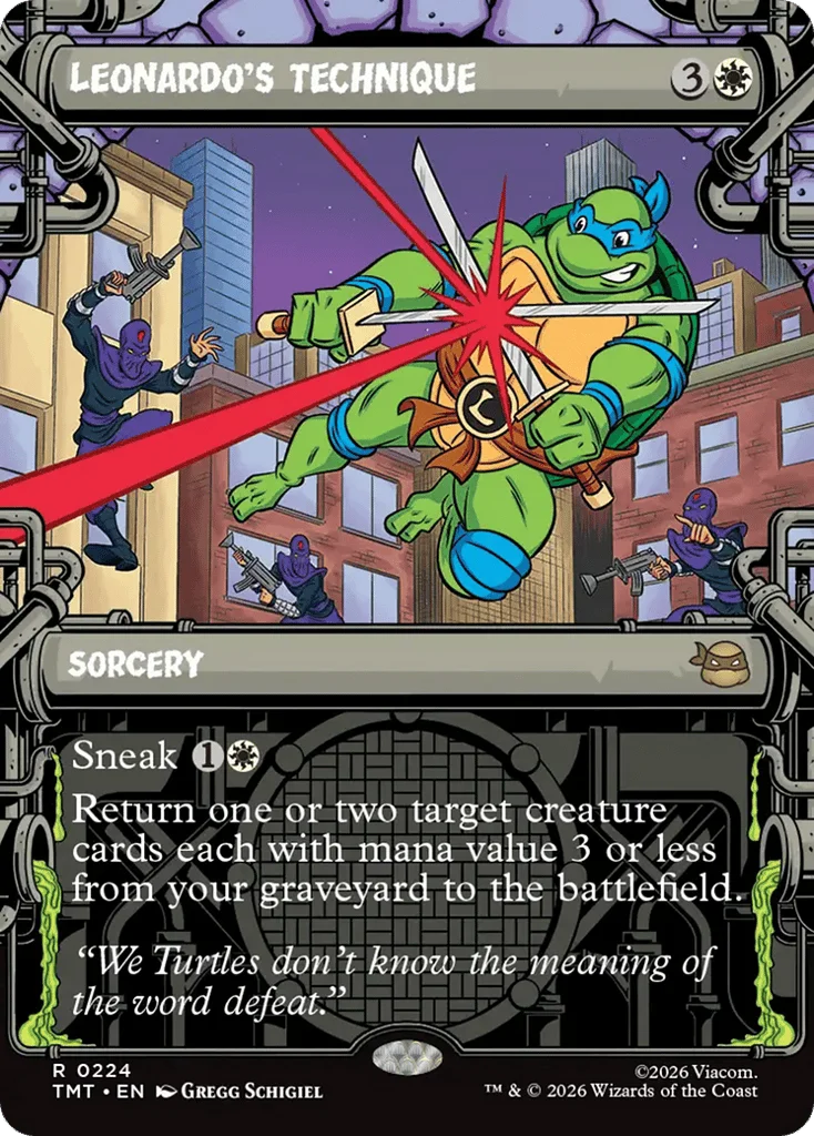 Leonardo's Technique · Teenage Mutant Ninja Turtles