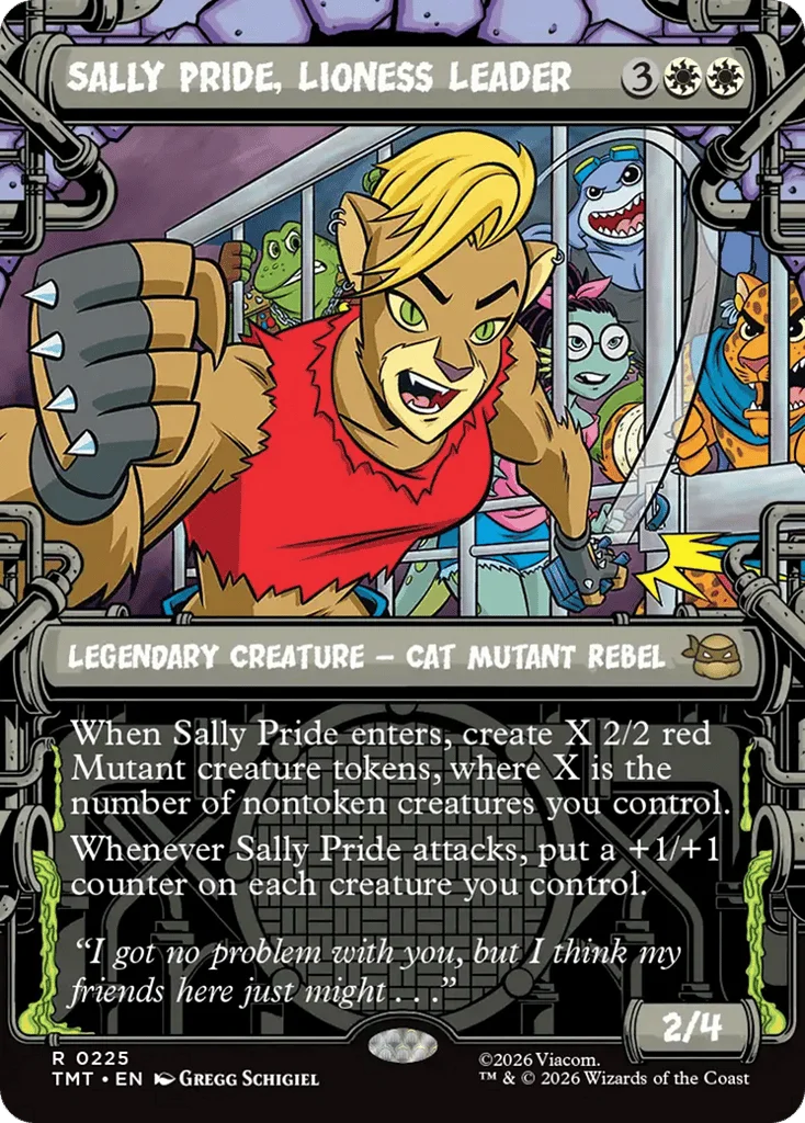 Sally Pride, Lioness Leader · Teenage Mutant Ninja Turtles