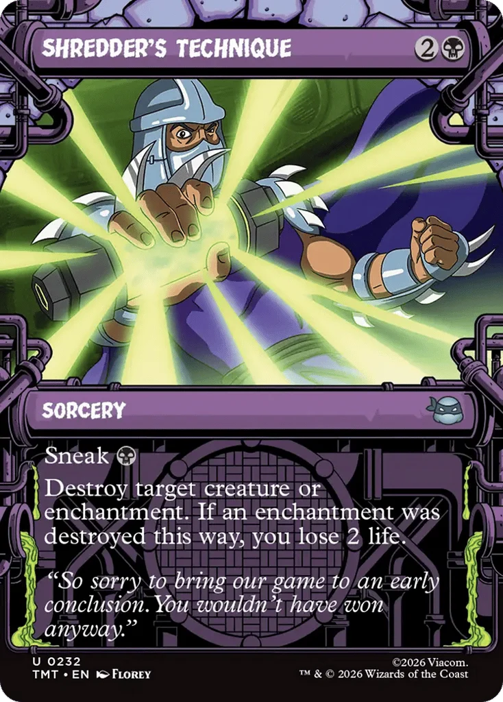 Shredder's Technique · Teenage Mutant Ninja Turtles