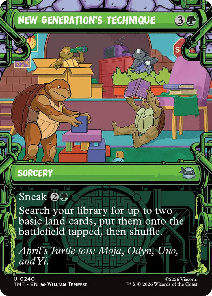 New Generation's Technique · Teenage Mutant Ninja Turtles