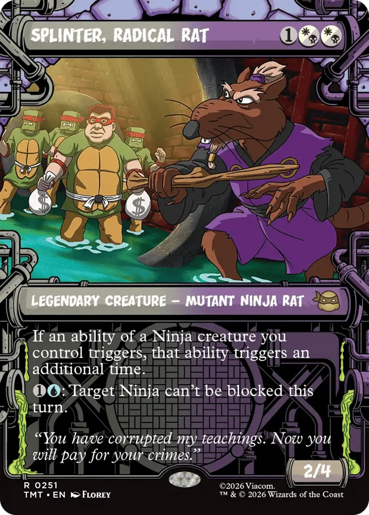 Splinter, Radical Rat · Teenage Mutant Ninja Turtles