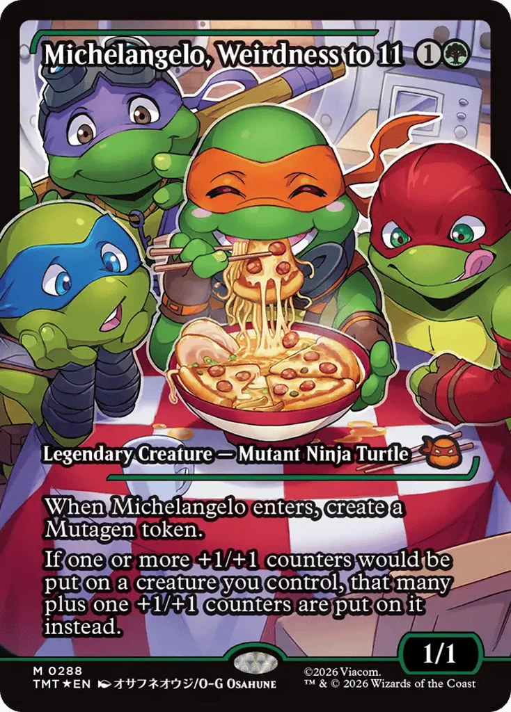 Michelangelo, Weirdness to 11 · Teenage Mutant Ninja Turtles