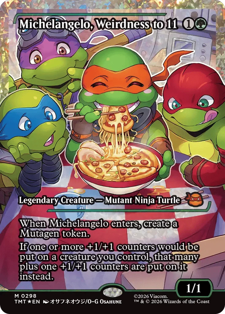 Michelangelo, Weirdness to 11 · Teenage Mutant Ninja Turtles