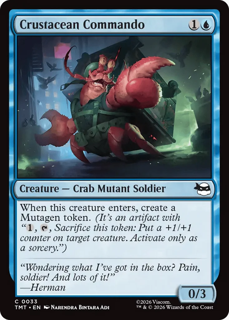Crustacean Commando · Teenage Mutant Ninja Turtles