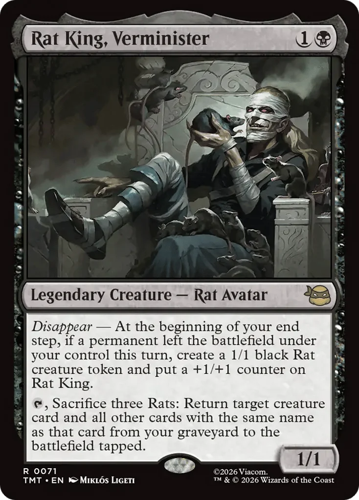 Rat King, Verminister · Teenage Mutant Ninja Turtles