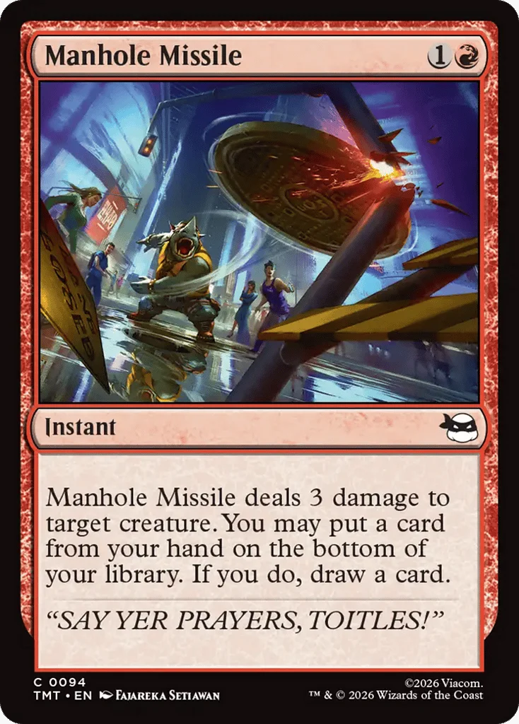 Manhole Missile · Teenage Mutant Ninja Turtles
