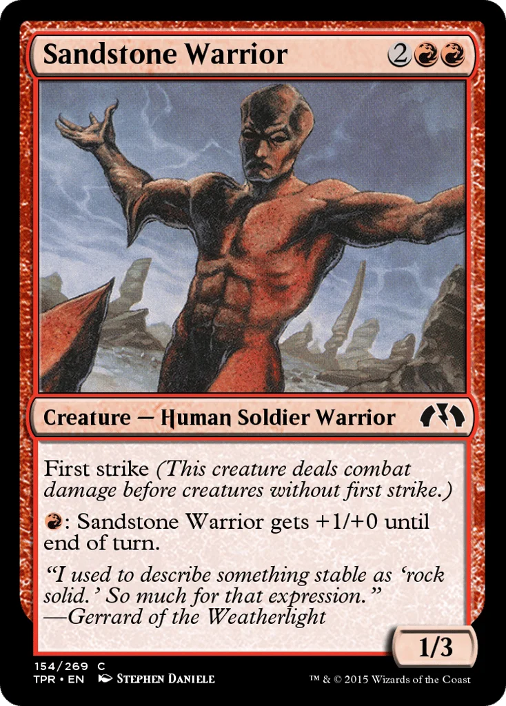 Sandstone Warrior · Tempest Remastered