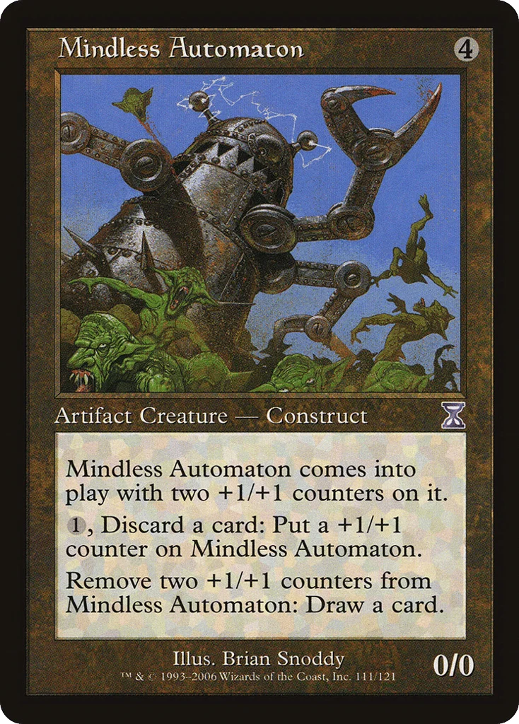 Mindless Automaton · Time Spiral Timeshifted
