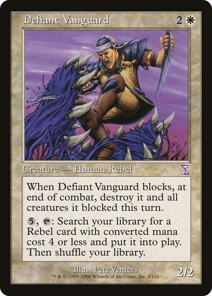 Defiant Vanguard · Time Spiral Timeshifted