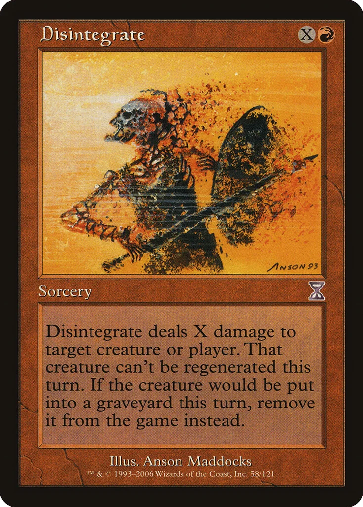 Disintegrate · Time Spiral Timeshifted