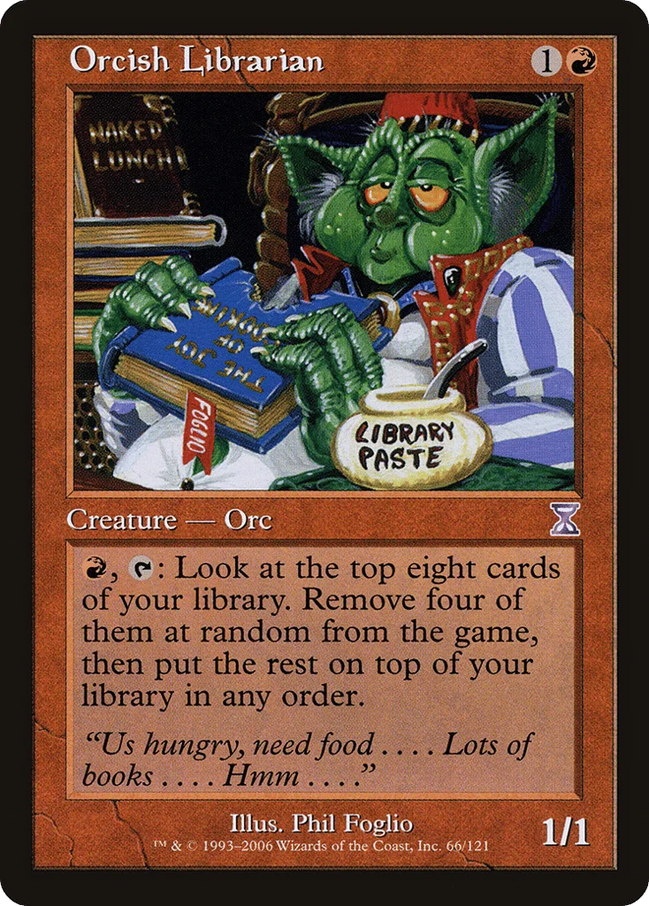 Orcish Librarian · Time Spiral Timeshifted