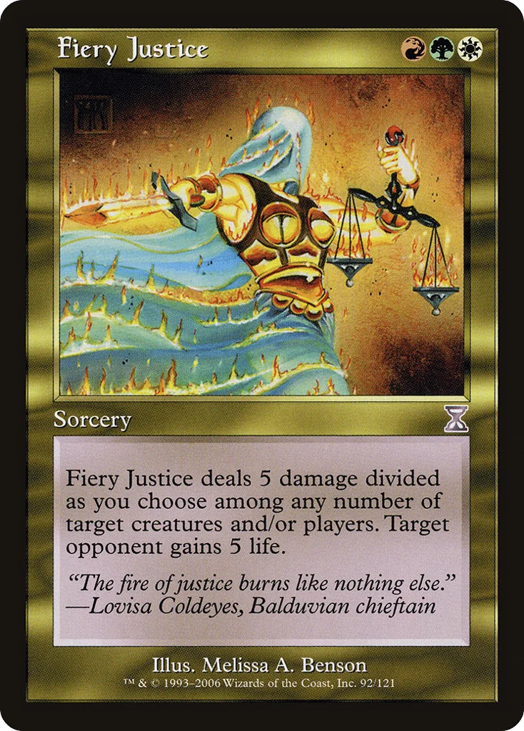 Fiery Justice · Time Spiral Timeshifted