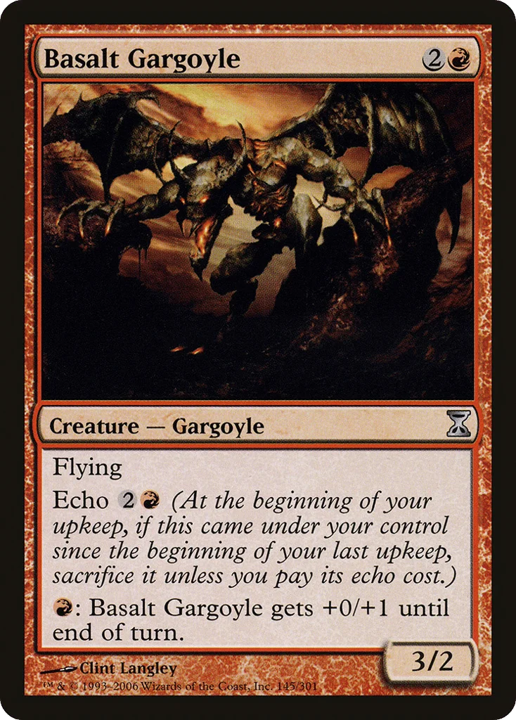 Basalt Gargoyle · Time Spiral
