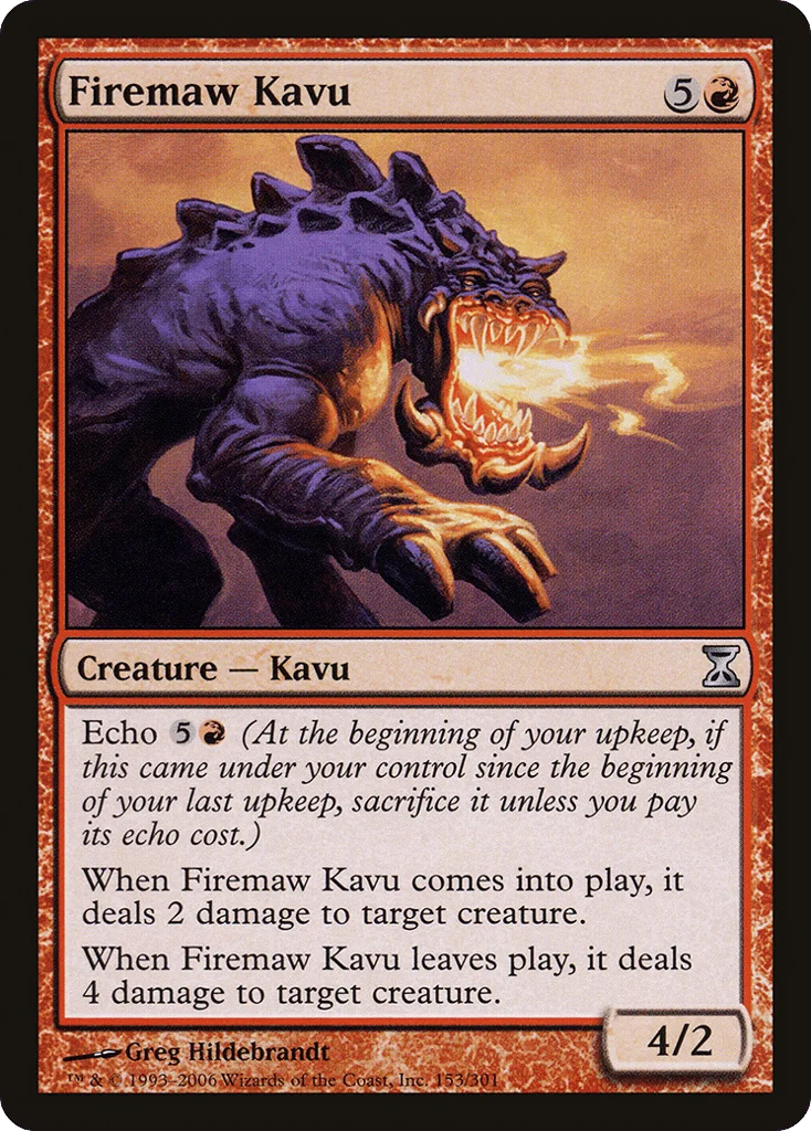 Firemaw Kavu · Time Spiral