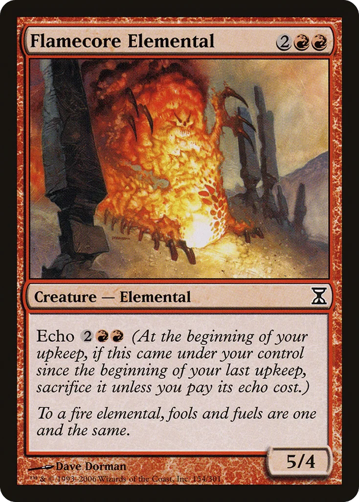 Flamecore Elemental · Time Spiral