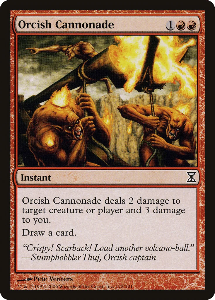 Orcish Cannonade · Time Spiral
