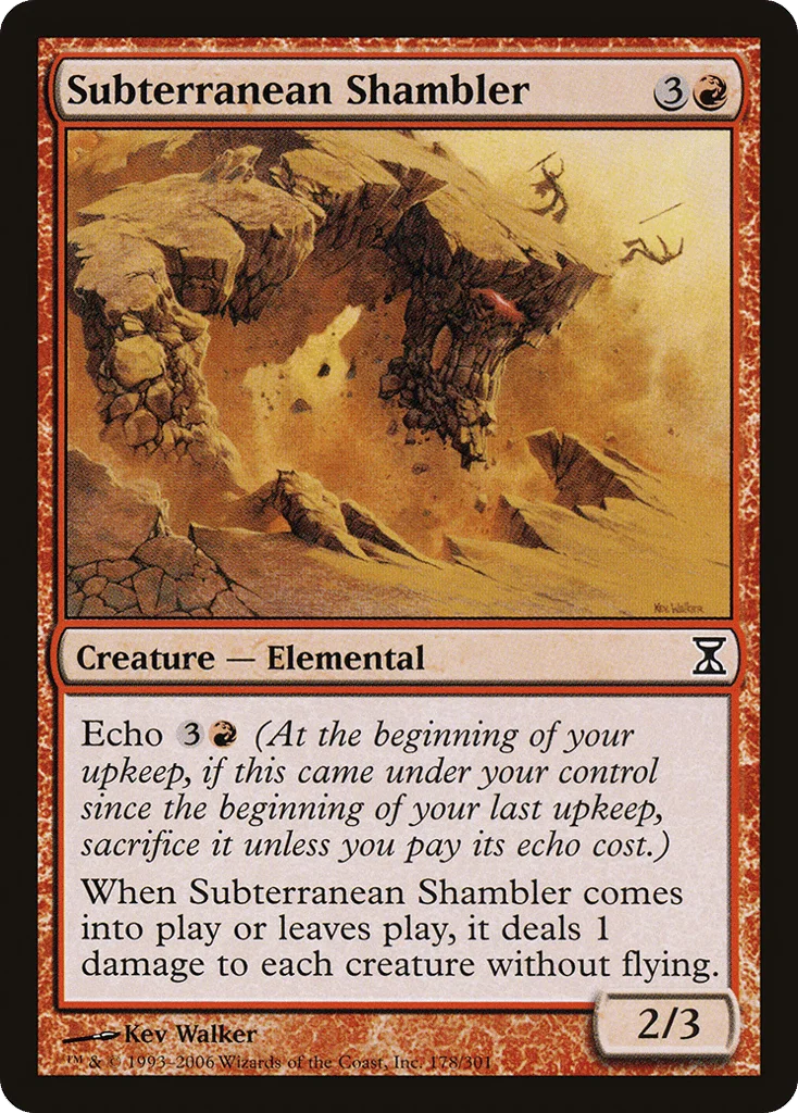 Subterranean Shambler · Time Spiral