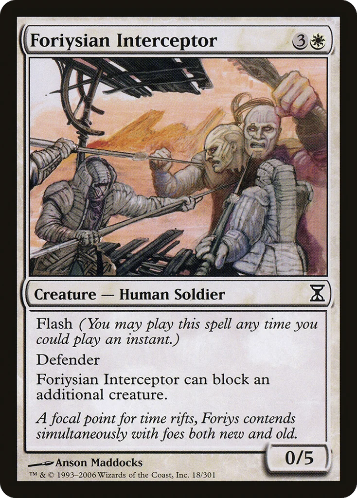 Foriysian Interceptor · Time Spiral