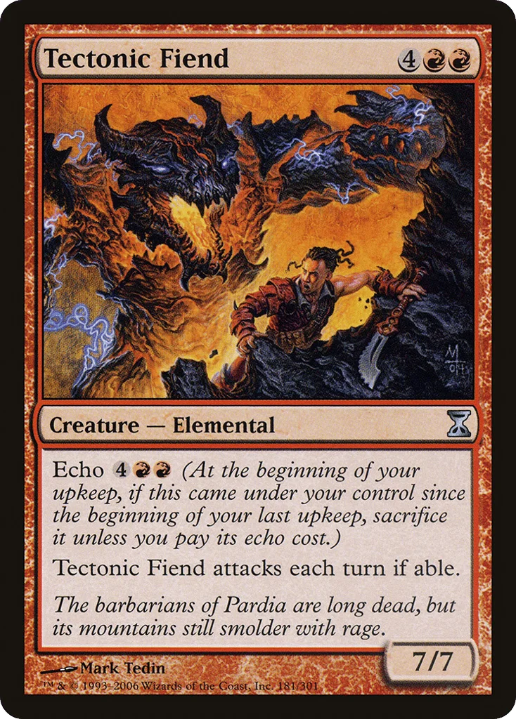 Tectonic Fiend · Time Spiral