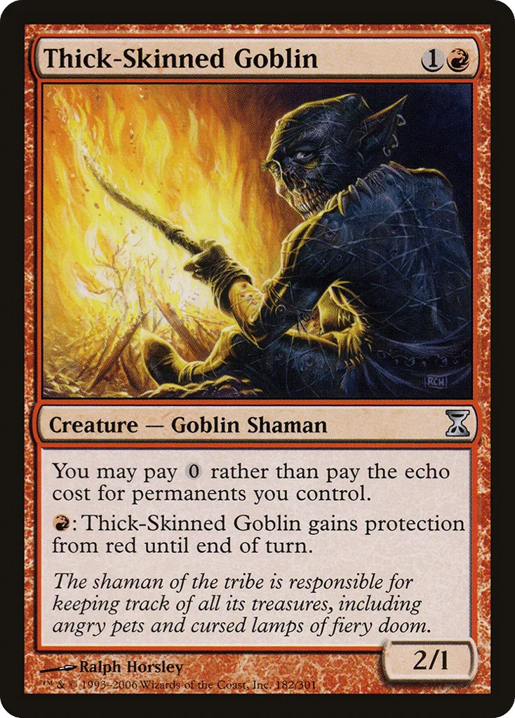 Thick-Skinned Goblin · Time Spiral
