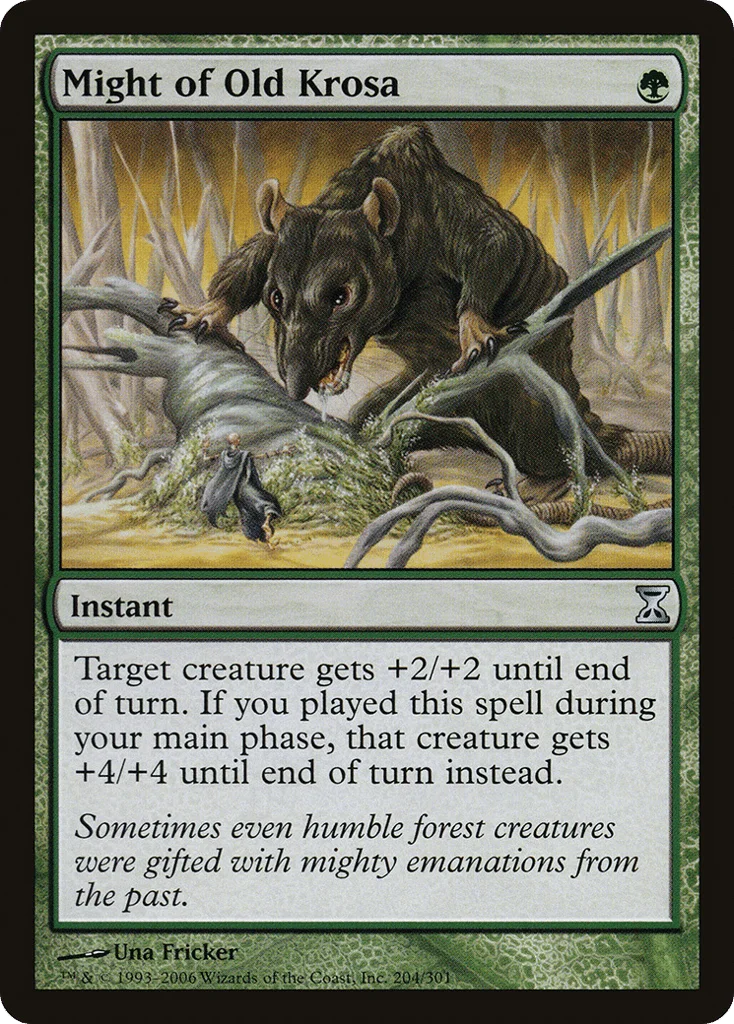 Might of Old Krosa · Time Spiral