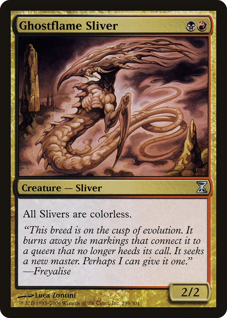 Ghostflame Sliver · Time Spiral