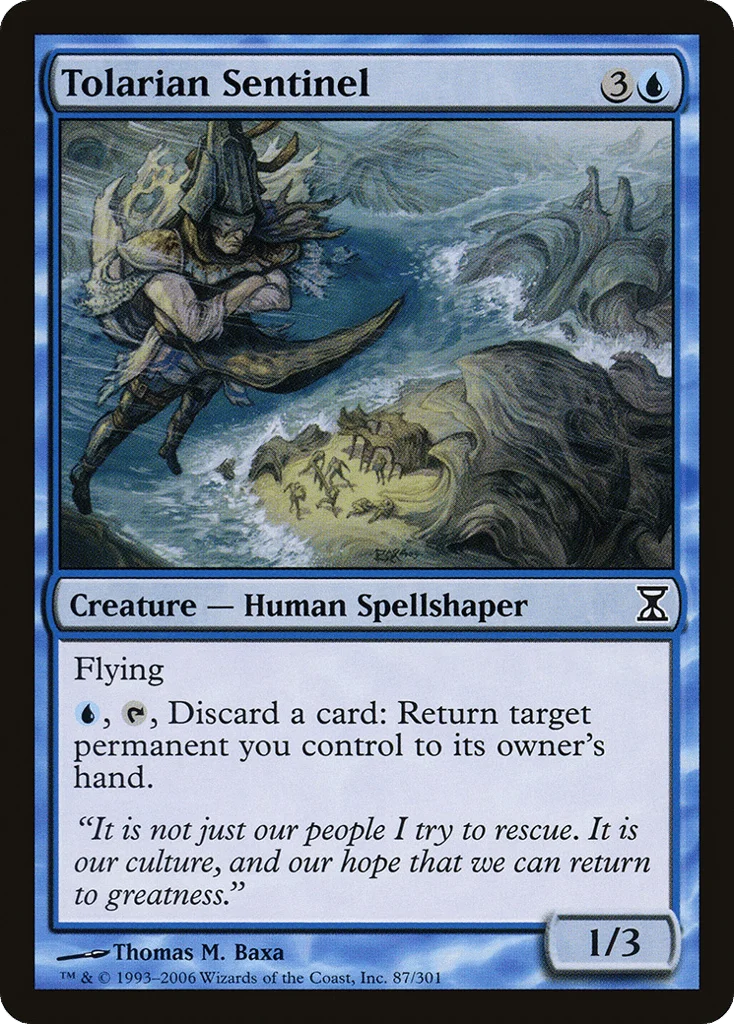 Tolarian Sentinel · Time Spiral