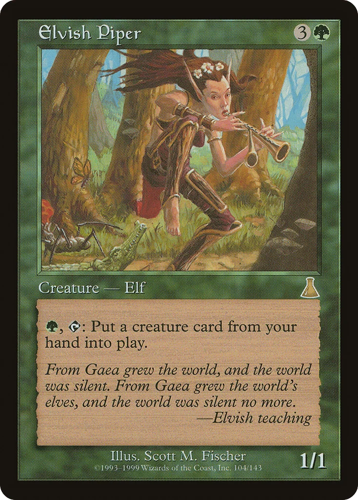 Elvish Piper · Urza's Destiny