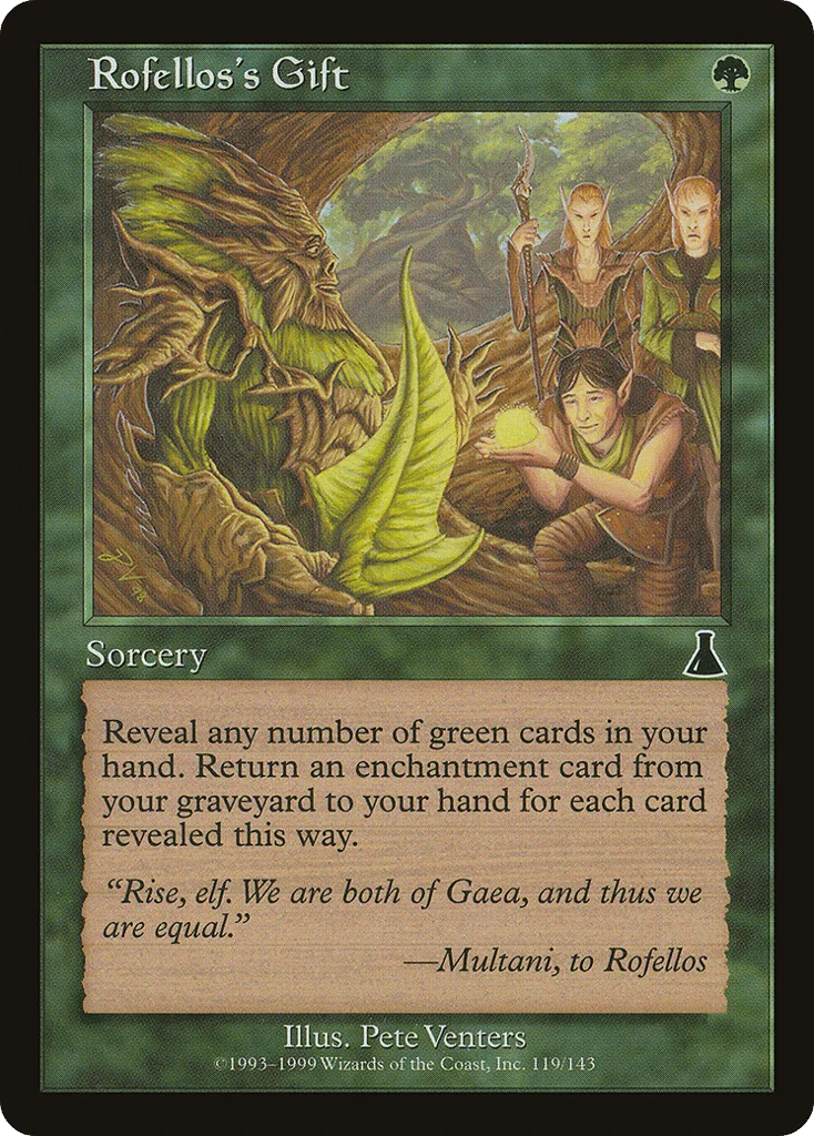 Rofellos's Gift · Urza's Destiny